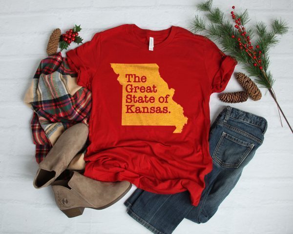 The Great State Of Kansas Champions Tee Shirts