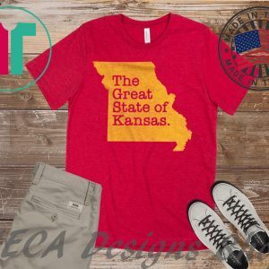 The Great State Of Kansas City Chiefs Super Bowl championship Tee Shirts