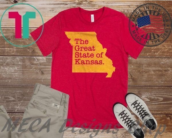 The Great State Of Kansas City Chiefs Super Bowl championship Tee Shirts