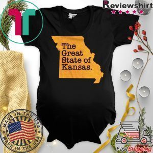 The Great State Of Kansas City Chiefs Tee Shirts