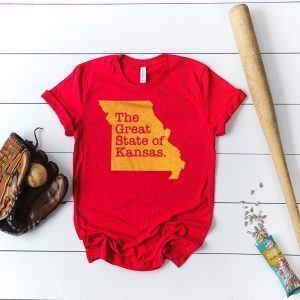 The Great State Of Kansas City Chiefs championship Tee Shirts