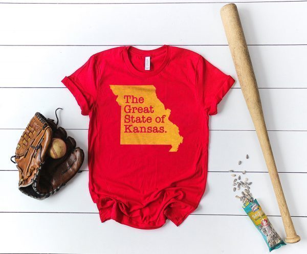 The Great State Of Kansas City Chiefs championship Tee Shirts