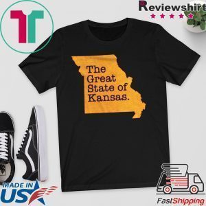 The Great State Of Kansas City Chiefs super bowl Tee Shirts