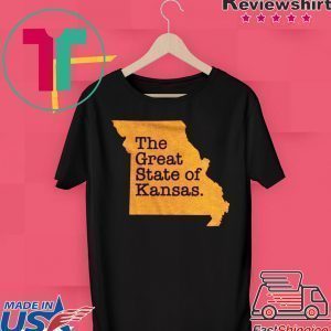 The Great State Of Kansas Tee Shirts