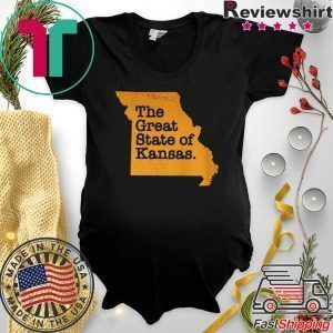 The Great State Of Kansas T-Shirt - Kansas City Chiefs Tee Shirts