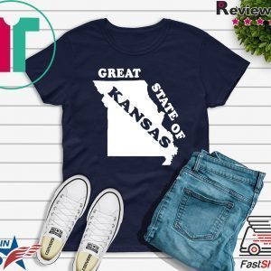 The Great State of Kansas Funny Missouri Tee Shirts