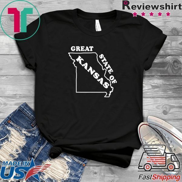 The Great State of Kansas Missouri Tee Shirts