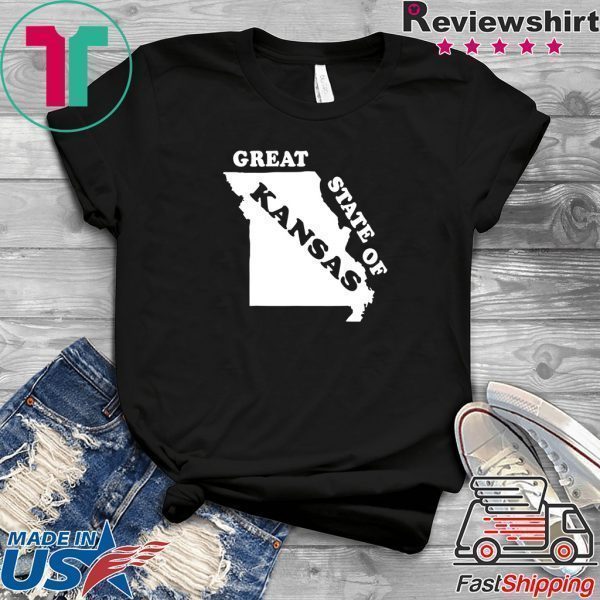 The Great State of Kansas Funny Missouri Tee Shirts