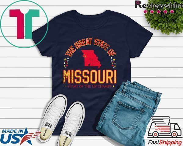 The Great State of Missouri KC Football Tee Shirts