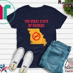The Great state of Kansas city chiefs Tee Shirt