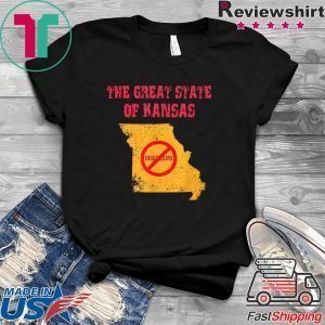 The Great state of Kansas city chiefs Tee Shirt