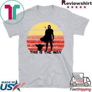 The Mandalorian Baby Yoda This Is The Way Vintage Shirt