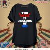 The devil is jealous of me because Jesus loves me tee shirt