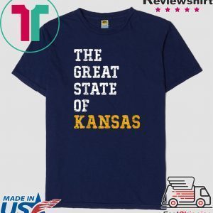 The great state of Kansas Funny Tee Shirts
