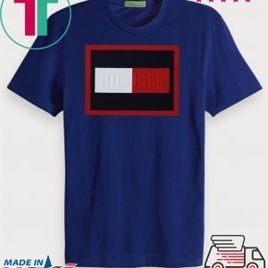 Tommy Hilfiger Navy Embossed Frame Tee Shirts