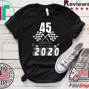 Trump Limo Checkered Flag 2020 Race Tee Shirts