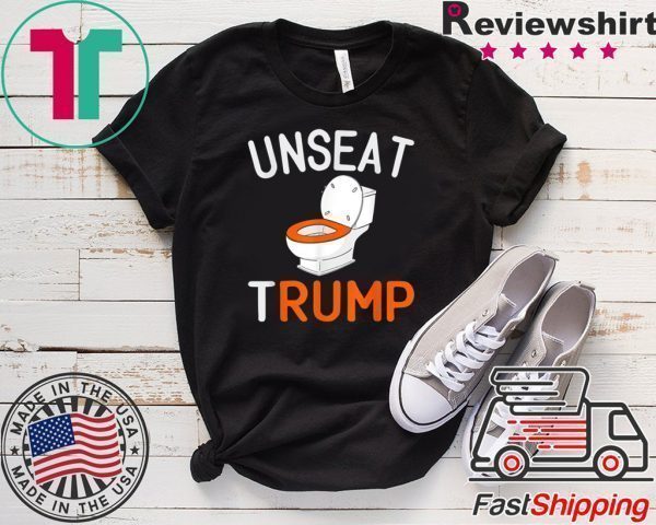 Unseat Trump Rump Toilet Throne Tweet Meme Anti Trump Saying Tee Shirt