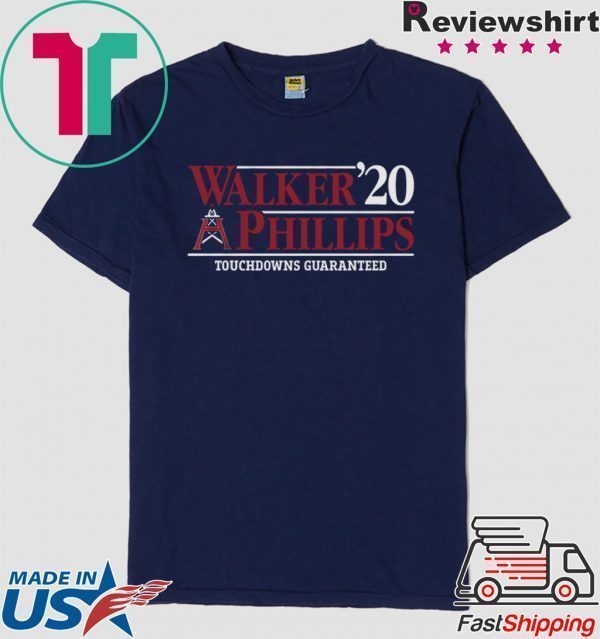 Walker Phillips 2020 Houston Roughnecks Tee Shirts