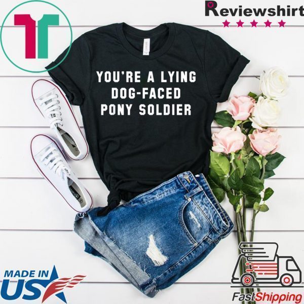 Official YOU'RE A LYING DOG FACED PONY SOLDIER, Joe Biden T-Shirt