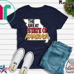 Your Corner Funny The Great State of Kansas American Football Tee Shirts