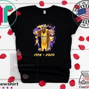 rip kobe bryant 1978-2020 Tee Shirt