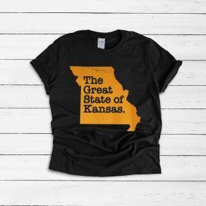 the great state of kansas Kansas city football LIV Tee Shirts