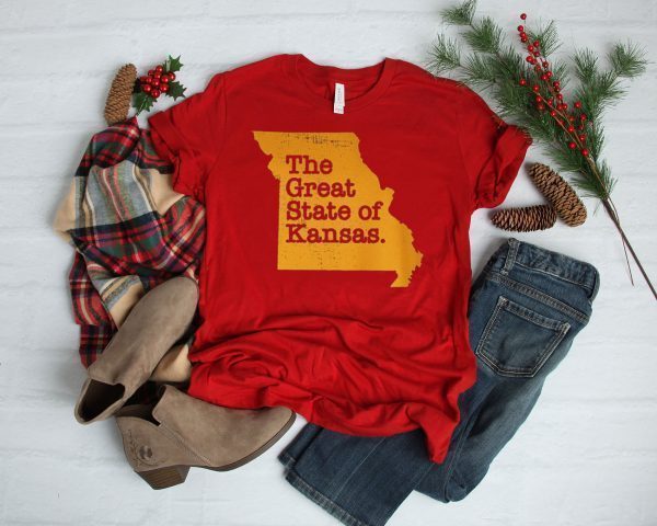 the great state of kansas Kansas city super bowl LIV Tee Shirts