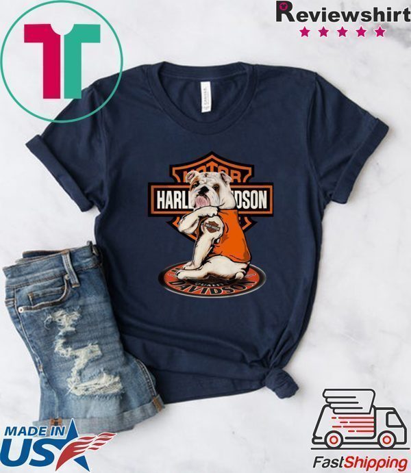 Australian Bulldog Motor Harley Davidson Tee Shirts