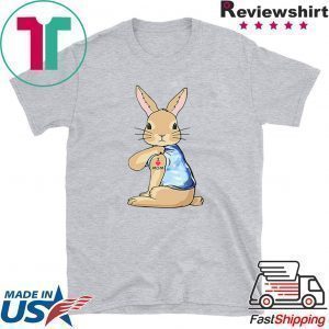 Bunny Tattoos I love mom Tee Shirt