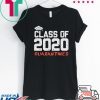 Class 2020 Quarantined Shirt Funny Graduation Gift Social Distancing Graduate Tee Shirts