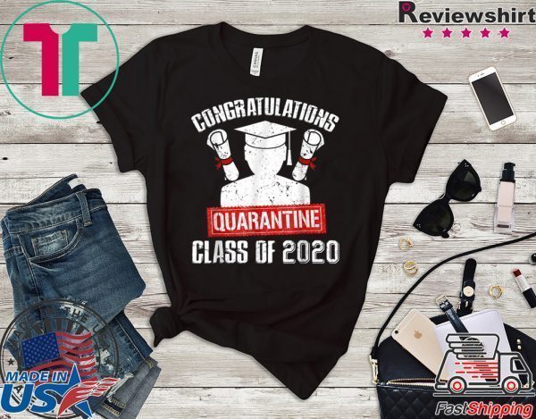 Class Of 2020 Graduating Class In Quarantine Vintage Tee Shirts