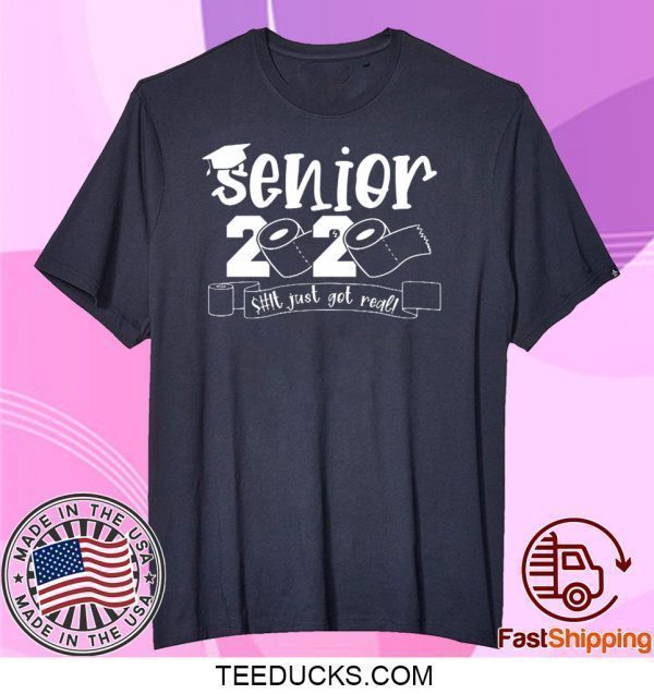 Class Of 2020 Graduation Senior 2020 Toliet Paper Tee Shirts