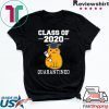 Class Of 2020 Graduation Senior Funny Quarantine Cat Tee Shirts