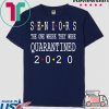 Class Of 2020 Graduation Senior Funny Quarantine -Senior Class of 2020 Shit Is Gettin' Real Graduate Tee Shirts