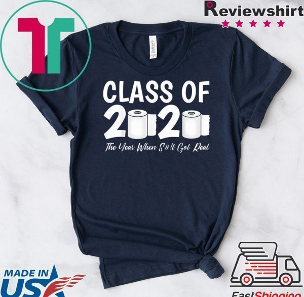 Class Of 2020 Graduation Senior Virus Flu Toilet Paper Tee Shirts