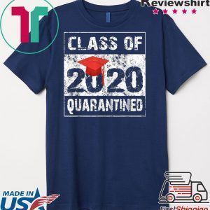 Class of 2020 Quarantined Seniors Flu Virus Quarantine Grad Tee Shirts