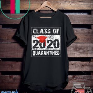 Class of 2020 Quarantined Seniors Flu Virus Quarantine Grad Tee Shirts