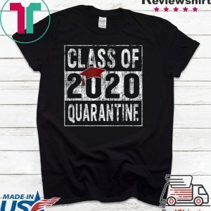 Class of 2020 Quarantined Seniors Flu Virus Quarantine Grad Limited Tee Shirts