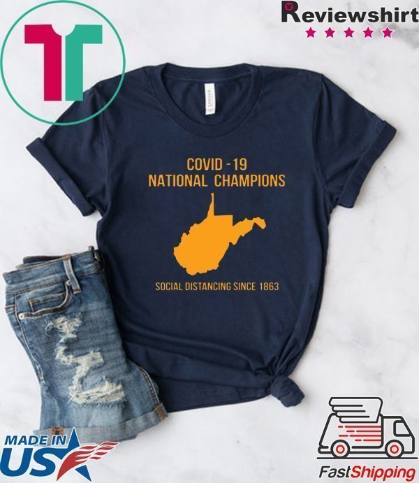 Covid 19 National Champions Social Distancing Since 1863 Tee Shirts