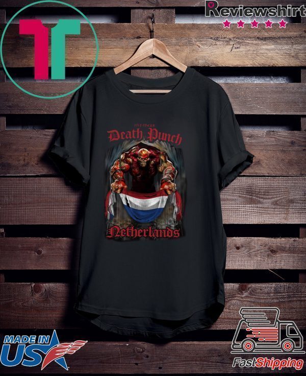 Death Punch Netherlands Flag Tee Shirts