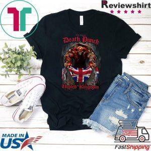 Death Punch United Kingdom Flag Tee Shirts
