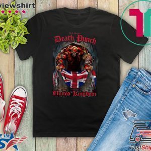 Death Punch United Kingdom Flag Tee Shirts
