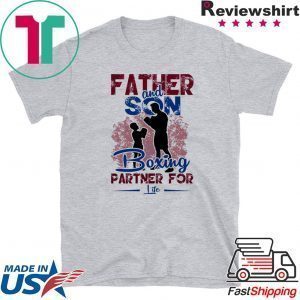 Father And Son Boxing partner For Life Tee Shirts