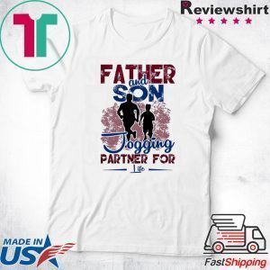 Father And Son Jogging Partner For Life Tee Shirts