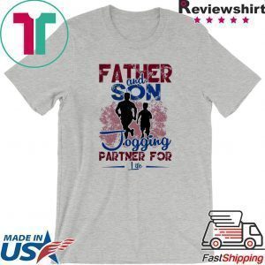 Father And Son Jogging Partner For Life Tee Shirts