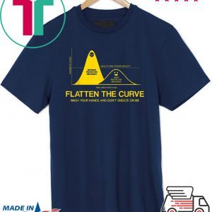 Flatten The Curve Public Health Virus Wash Your Hands Men's T-Shirt