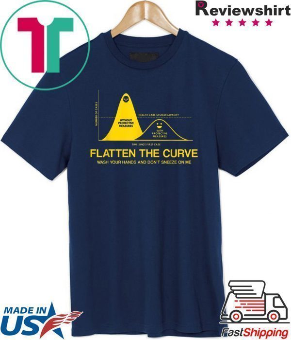 Flatten The Curve Public Health Virus Wash Your Hands Men's T-Shirt