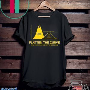 Flatten The Curve Public Health Virus Wash Your Hands Men's T-Shirt