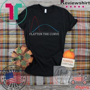 Flatten The Curve Virus Protection Design Wash Your Hands Tee Shirts