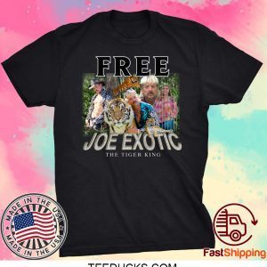 Free Joe Exotic The Tiger King carole baskin Tee Shirts